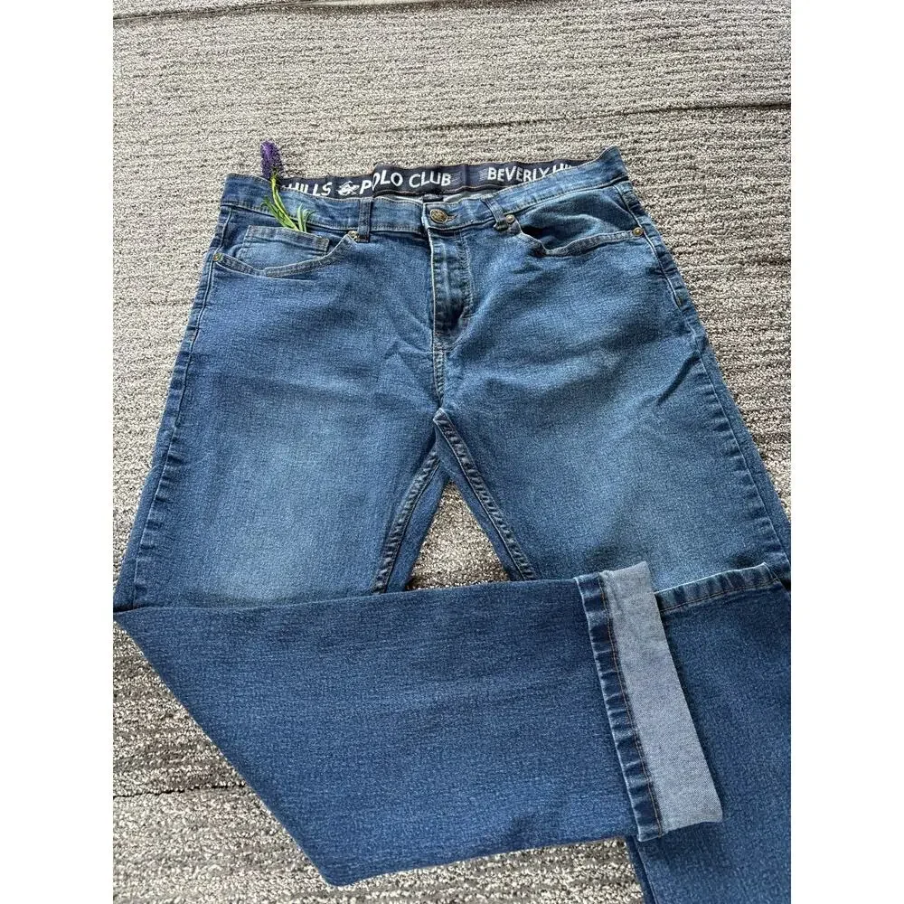 US Polo Mens Blue Jeans 36/30 Straight Fit